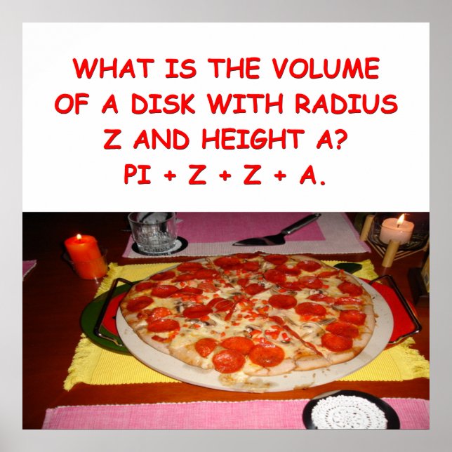 Poster piada matemática (Frente)