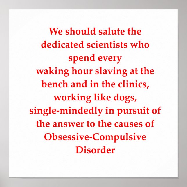 Pôster piada obsessiva (Frente)