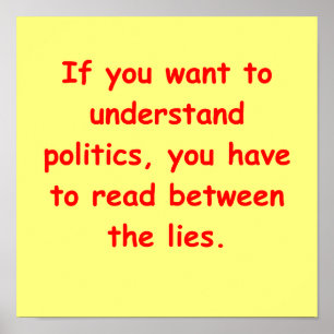 Pôster piada política