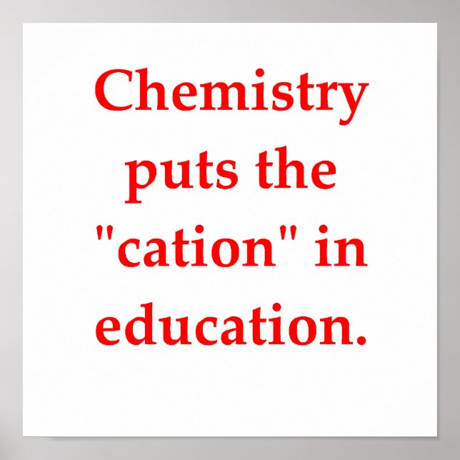 Pôster piada química (Frente)