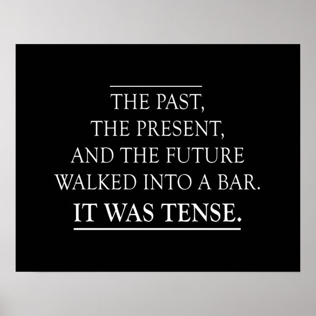 Poster Piada Tense (Frente)