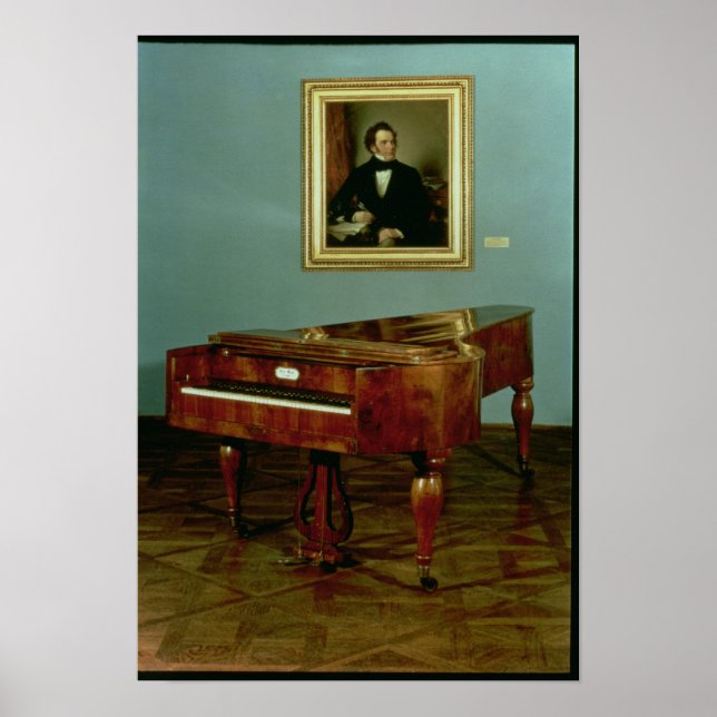 Pôster Piano belonging to Franz Peter Schubert (Frente)
