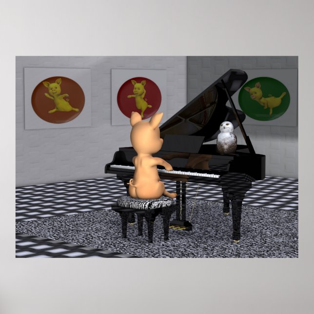 Poster Piano de Jogo (Frente)