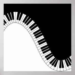 Poster Piano Keyboard