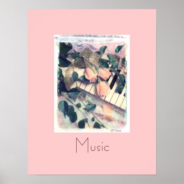 Pôster piano melody Music, Al Riccio (Frente)