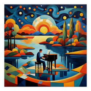 Pôster Piano Player 4
