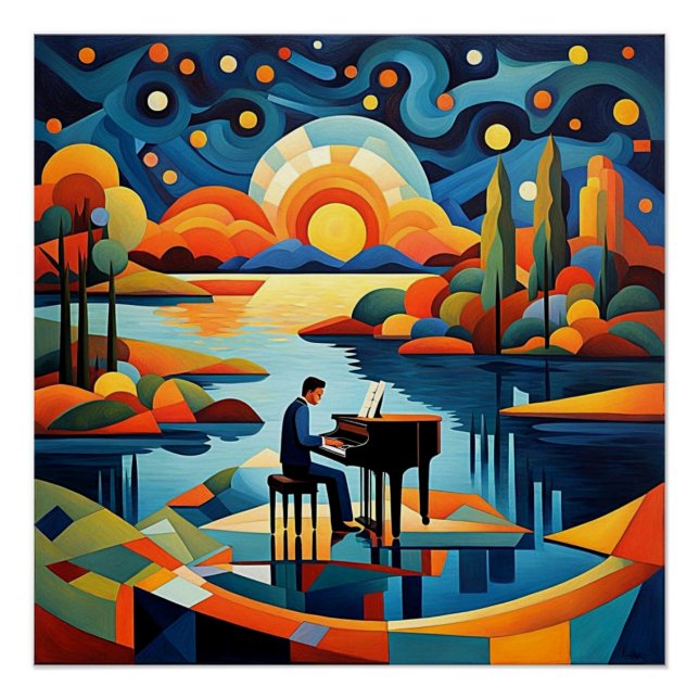 Pôster Piano Player 4 (Frente)