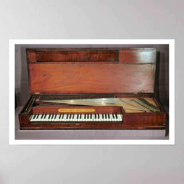 Pôster piano quadrado, 1767 (foto) (Frente)