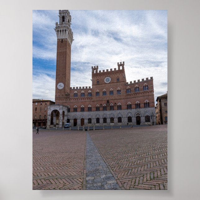 Poster Piazza al Campo Siena (Frente)