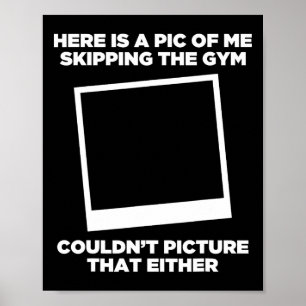 Poster Pic De Mim Ignorando A Obra Da Academia Engraçada