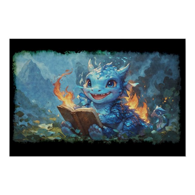 Pôster Pichu senta-se para uma ortografia (Frente)