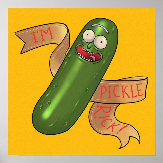 Poster Pickle Rick (Frente)