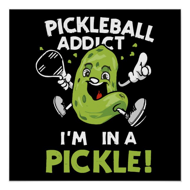 Pôster Pickleball-Engraçado (Frente)