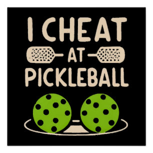 Pôster Pickleball Engraçado