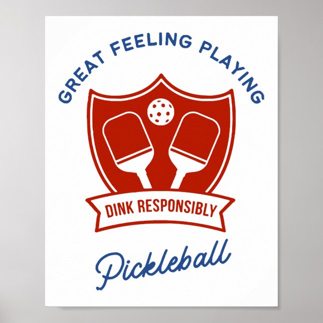 Poster Pickleball legal design para vestir (Frente)
