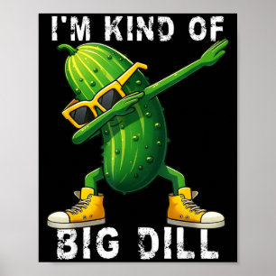 Poster Picles Grandes De Dill De Halloween Com Um Toque D