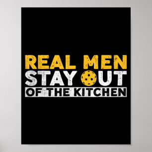 Poster Picles legal homens de verdade ficam fora da cozin