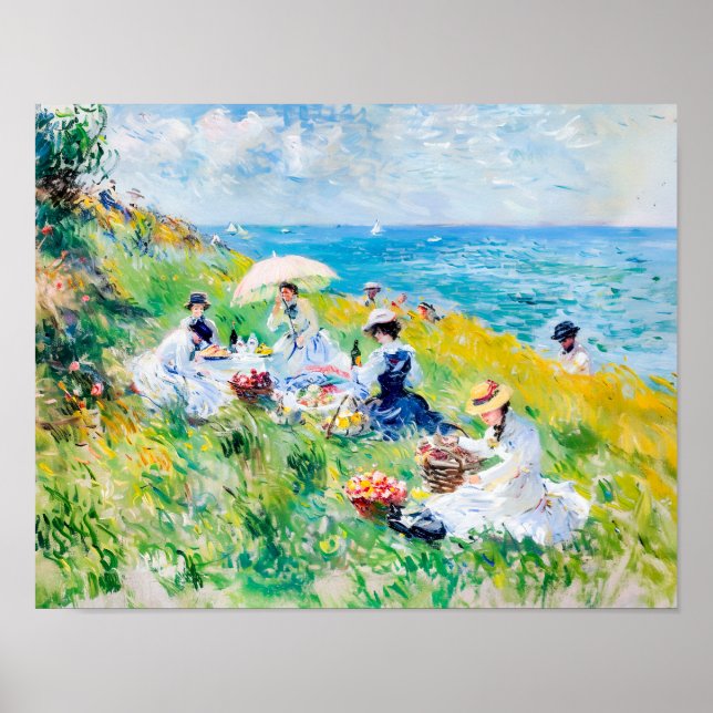 Poster Picnic by the Sea - Impressionista Trabalho de art (Frente)