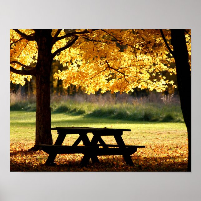 Poster Picnic de queda (Frente)