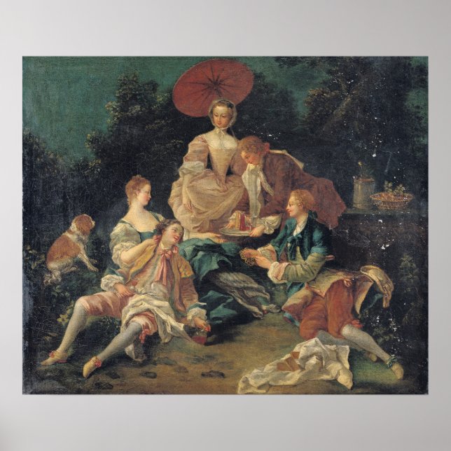 Poster Picnic em um parque (Frente)