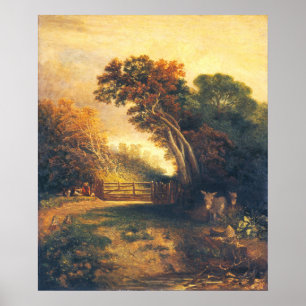 Poster Picnickers e Donkeys, Joseph Paul Fine Art