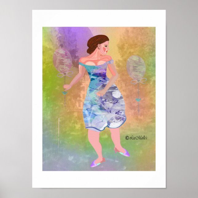 Poster Pico atrás da design criativa de LeeMarie (Frente)