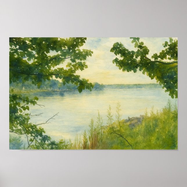 Poster Pico Através Das Árvores (Frente)