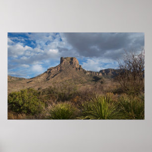 Pôster Pico da Casa Grande, Bacia de Chisos, Grande Dobro