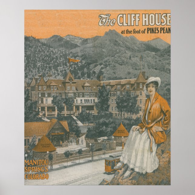 Poster Pico do Cliff House & Pikes (Frente)