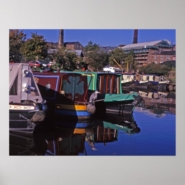 Poster Pico Floreste Canal Derbyshire Inglaterra (Frente)
