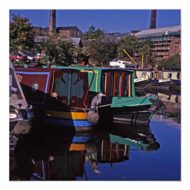 Pôster Pico Floreste Canal Derbyshire Inglaterra (Frente)