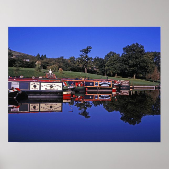 Poster Pico Floreste Canal Derbyshire Inglaterra (Frente)