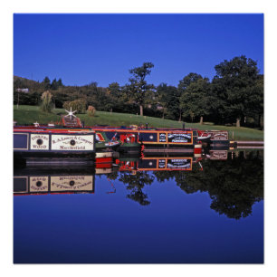 Pôster Pico Forest Canal Derbyshire Inglaterra