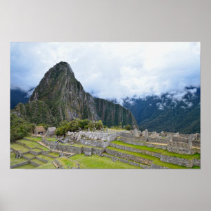 Poster Pico Huayna Picchu em Machu Picchu, Peru