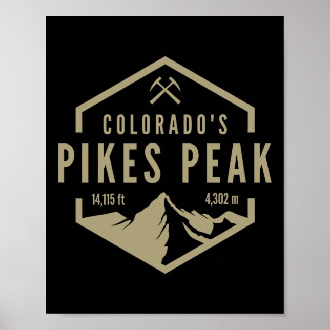 Poster Pico Pikes Colorado (Frente)