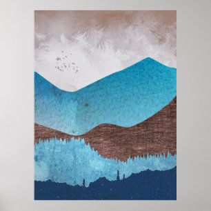 Poster Picos da Montanha Azul