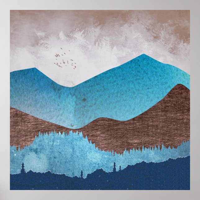 Poster Picos da Montanha Azul (Frente)