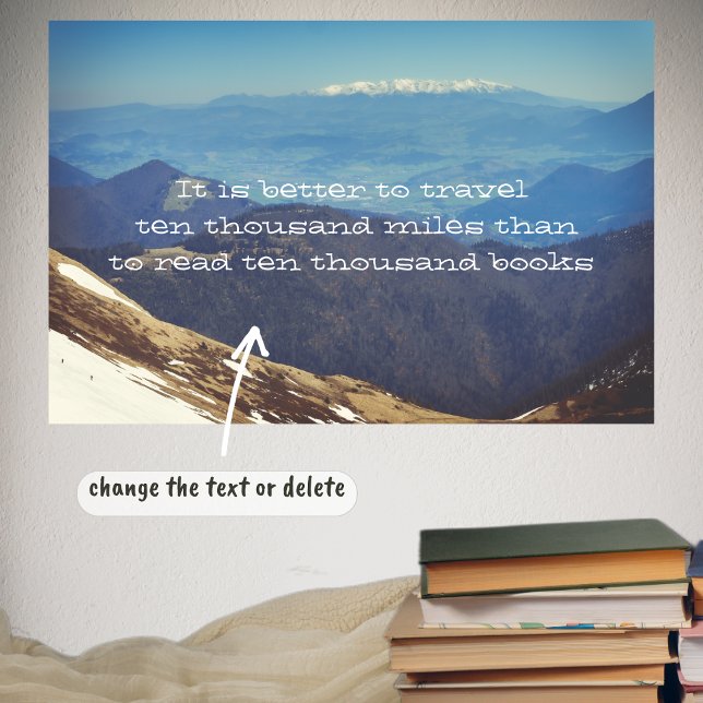 Poster Picos de montanha com capa de neve (Criador carregado)