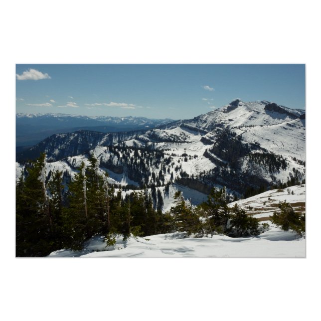 Pôster Picos de neve da Grande Montanha Teton II Foto (Frente)