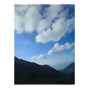 Pôster Picos do Céu Azul dos Cárpatos – Arte Montanhosa d
