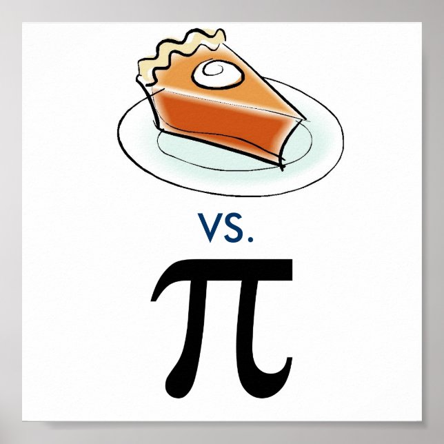 Poster Pie vs. Pi (Frente)