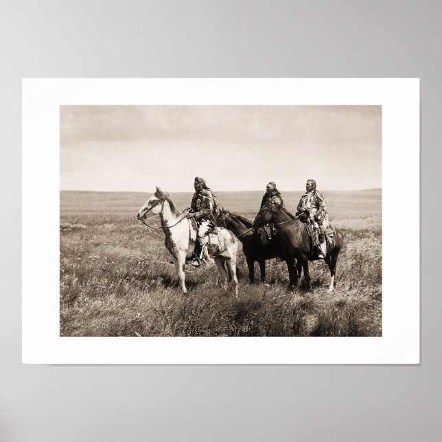 Pôster Piegan Blackfoot Chiefs (Frente)