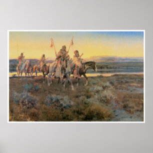 Poster Piegans, 1918