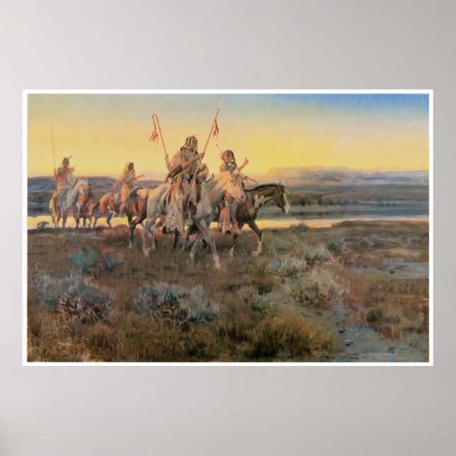 Poster Piegans, 1918 (Frente)