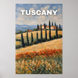 Poster Pienza Tuscany