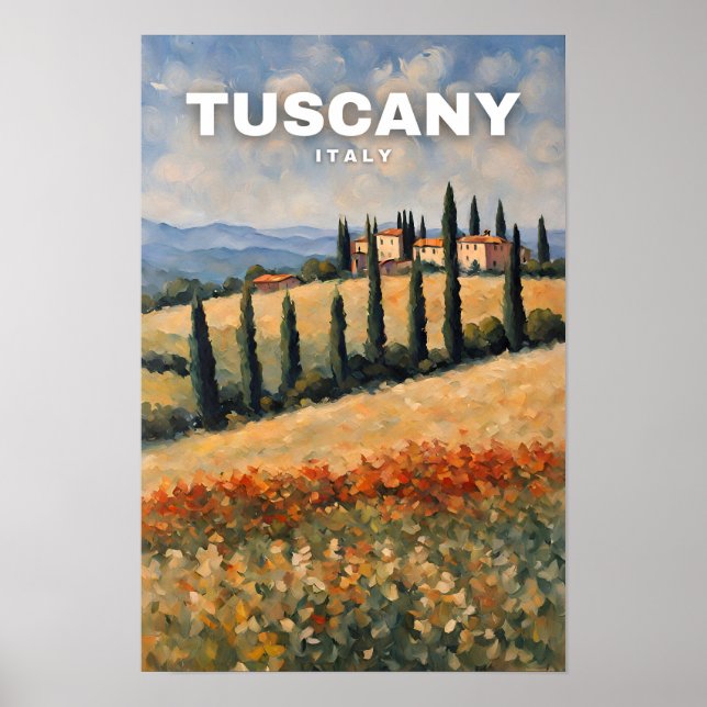 Poster Pienza Tuscany (Frente)