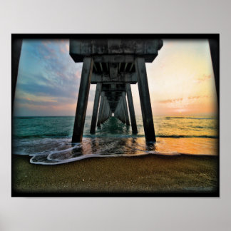 Poster Píer de Pesca de Veneza