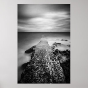 Poster Píer desaparecendo no mar