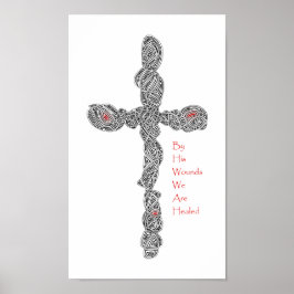 Poster Pierced - Isaiah 53:5b