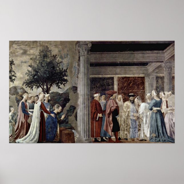 Pôster Piero della Francesca - Rainha de Sheba (Frente)